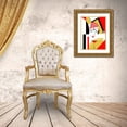 thumbnail image 3 of Rogan, Mark 25x32 Gold Ornate Wood Framed with Double Matting Museum Art Print Titled - Girl And Drink, 3 of 4