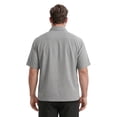 thumbnail image 6 of Cafe Luna Men’s and Big Men’s Geo Printed Panels Short Sleeve Button-Down Shirt, S-5XL, 6 of 8