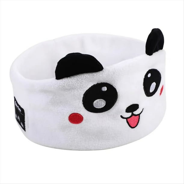 Auriculares Bluetooth para Niños, Antifaz para Dormir, Reproductor de Música Estéreo Bluetooth 5.0, Manos , Diadema con Música Suave y Diseño de Panda.