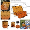 thumbnail image 6 of Pzuqiu Bats Car Seat Cover for Back Seat Sedan Scratchproof and Nonslip Dog Hammock with Classic Triangle Bandana Scarf & Large Capacity Hanging Car Trash Can, 6 of 6
