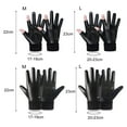 thumbnail image 6 of Leather Cycling Fingerless Gloves, Outdoor Driving Motorcycle Sport Half Finger Glove for Men Women Teens, 6 of 8
