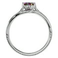 thumbnail image 3 of SuperJeweler 1 1/2 Carat Oval Shape Mystic Topaz and Diamond Ring In Sterling Silver For Women, 3 of 6