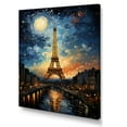 thumbnail image 2 of Designart "Eiffel Tower in the 19th Century A Vintage View I" Cityscapes Canvas Art Print, 2 of 5