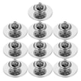 thumbnail image 3 of Shisuyan Brooch Base for Crafting Silver 10Pcs Round Disc Base 0.8x0.8x0.5in, 3 of 8