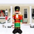thumbnail image 5 of Christmas Inflatable Nutcracker Giant Lighted Interior Inflatable Christmas Decoration with Built in Fan and Anchor Ropes (Nutcracker), 5 of 7