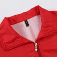 thumbnail image 3 of TiaoBug Mens Windproof Jacket Cycling Hiking Running Lightweight Jacket Windbreaker with Pockets Red 4XL, 3 of 7