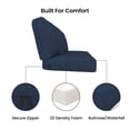 thumbnail image 3 of Covers&All Outdoor Sunbrella Sofa Seat/Back Cushion Set, UV & Fade Resistant Patio Sofa Cushions, High-Density 5" Thick Foam 3 Seat & 3 Back Cushions for Outdoor Furniture, 3 of 6