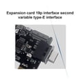 thumbnail image 5 of USB 3.0 Internal Header To USB 3.1/3.2 Type C Front Type E Adapter USB3.0 19P/20P To TYPE-E Converter For Computer Motherboard, 5 of 5