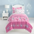 thumbnail image 1 of Pink Magical Princess Fairy Bedding For Little Girls Twin Bed In A Bag Ensemble, 1 of 10