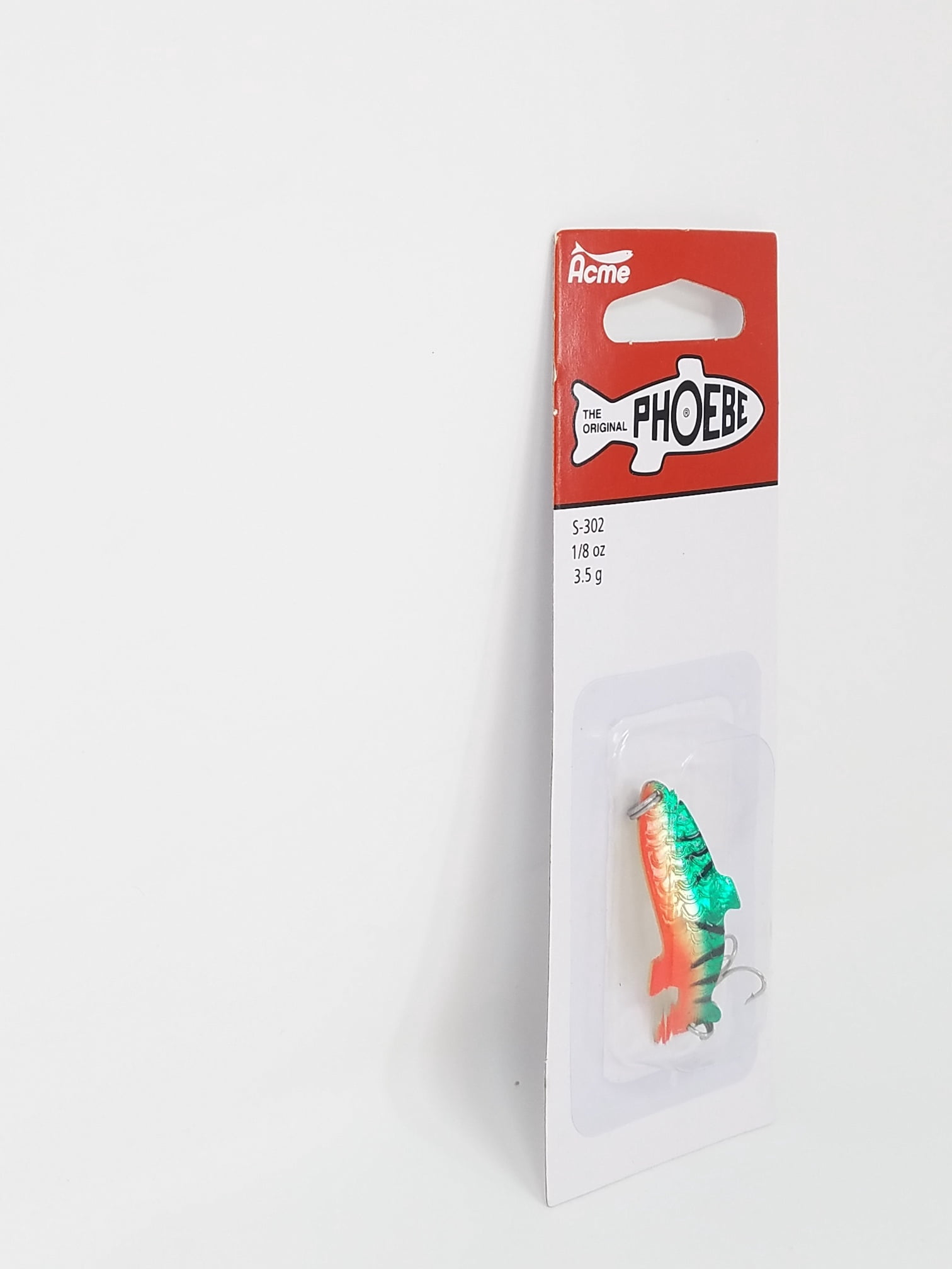 Acme Tackle Phoebe Fishing Lure Spoon Hammered Gold Perch 1/8 oz.