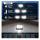 thumbnail image 5 of 2pcs Reflector Solar Belug Exterior Pared Sensor 80w 3modos+remoto, 5 of 5