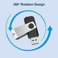 thumbnail image 2 of SHILIU-5 Pack 16GB USB Flash Drive USB Stick USB 2.0 Memory Stick Thumb Drive Zip Drives with Led Light (16G, 5 Colors), 2 of 4
