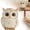 B, variant on 1Pcs Resin Owl Statue Decor, Home Decorative Figurine, Owls Decoration for Bookshelf, Cute Animal Sculpture for Desk,Living Room, Bird Ornament for Office Table, 4.9x3.0x5.9 Inch, White & Gold