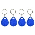 thumbnail image 1 of Llavero RFID, 100 piezas, llaveros azules, llavero con tarjeta para control de acceso, llavero con tarjeta de identificación, fiel a su promesa, 1 of 14