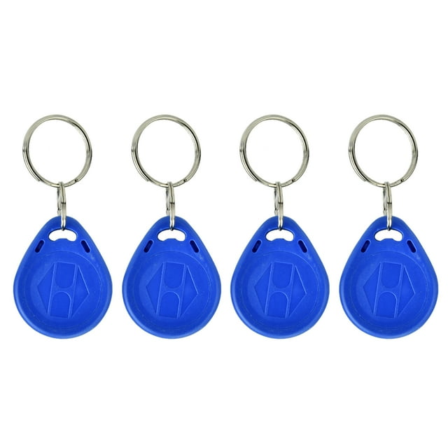 NFC Keychain,100 Pcs Blue Keychains RFID Keychain Keychain ID Card Unrivaled Performance