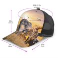thumbnail image 2 of Disketp Vintage Wildlife Protection Print Trucker Hat Men Women - Mesh Baseball SnapBack Cap, 2 of 7