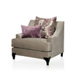 thumbnail image 1 of Furniture of America Traditional Fabric Erlene Accent Chair, Vintage Taupe, 1 of 2