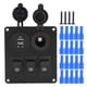 thumbnail image 2 of Encendedor de cigarros, Panel de interruptor de coche con interruptor de luz LED combinado 3 + 2 marinos para coche, los mejores materiales, 2 of 10