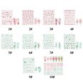 thumbnail image 2 of Christmas Nail Sticker DIY Fashion Snowflake Nail Decal Adhesive Nail Decal, 2 of 10