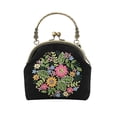 thumbnail image 1 of DIY Embroidery Bag Flower Pattern Handbag Crossed Bag 16.5cm Portable, 1 of 7