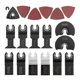 thumbnail image 1 of Sierra Oscilante Para Madera, Metal, Plástico, Herramienta Multifuncional Oscilante Universal, Juego De Hojas De Lija Para Pulir Con Escamas Transparentes 23 Hojas Cateissary TO002179-00, 1 of 7
