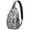 Boho Cat Aesth, variant on Boho Cat Aesthetic Sling Backpack, Adorable Watercolor Cat and Floral Design Crossbody Bag, Artistic Pattern for Cat Lovers