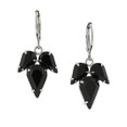 thumbnail image 4 of 1928 Jewelry Drop Earrings Made With Black Austrian Crystal, 4 of 4