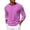 Hot Pink, variant on ZUKMRJPC Mens Long Sleeve Crewneck T Shirts Classic Striped Waffle Knit Textured Summer Tops Casual Breathable Workout Athletic Shirts