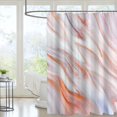 thumbnail image 5 of Abstract Shower Curtain Marble Colorful Shower Curtain for Bathroom Bathtub Home Decor with 12 Hooks 72"x72", 5 of 7
