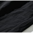 thumbnail image 5 of Men's Athletic Running Workout Cooling Shorts 11 inches Swim Trunks No Liner with Pockets Quick Dry Lightweight Baggy Beach Shorts Big and Tall Size M-5XL Black, 5 of 8