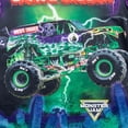thumbnail image 4 of Camiseta Monster Jam Grave Digger púrpura/verde para niños 2T, 4 of 7