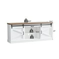 thumbnail image 4 of 66.9'' Kitchen Buffet Sideboard with Sliding Barn Doors, Sideboard Buffet Cabinet for Kitchen or Dining Room,Large Storage with Adjustable Shelves, 300 lbs Tabletop Load, Cable Hole, Metal Handles, 4 of 8