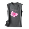thumbnail image 5 of VKOYWKM Pink Ribbon Tank Tops for Women Breast Cancer Awareness Tank Top Sleeveless Shirts Breast Cancer Survivor Inspirational Tank Top, 5 of 5