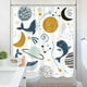 thumbnail image 4 of Cortina de ducha para niños con diseño de ballena, espacio, océano, dibujos animados, planeta, lindo océano, mar, animal, universo, galaxia, luna, estrellas, cosmos, juego de baño, cortina de baño de, 4 of 4