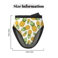 thumbnail image 4 of Pineapple print Oven Mitts Heat Resistant - Soft Lining Silicone Mini Oven Mitts with HangingLoop, Kitchen Oven Gloves Heat Resistant 500℉ for Cooking Baking Microwave, 4 of 7