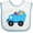 White and Blue, variant on Inktastic Easter Egg Truck Boys Boys Baby Bib