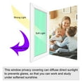 thumbnail image 3 of Privacy Window Film 20x78.7 Inch Anti UV Static Cling Heat Control Mirror Glass Film for Home and Office Green, 3 of 7