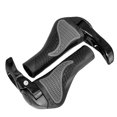 thumbnail image 1 of Ergonomic Bar End Handlebar Grips Cycling 2pcs black, 1 of 5