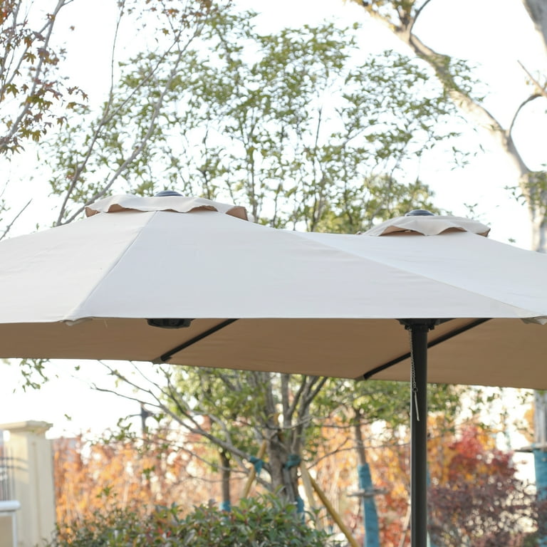 essort patio umbrella cover dust-proof parasol cover with zipper Patio Umbrella Cover w/ Zipper Rod Portable Bag