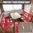 thumbnail image 2 of XYZCANDO Winter Snowman Christmas RV Dinette Cushions Comfortable RV Dinette Cushion Covers for Women Couch Cushion Covers Universal Loveseat Sofa Chair Cover Furniture Protector Camper, 2 of 7