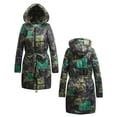 thumbnail image 4 of Chaqueta de algodón con capucha de estilo vintage con estampado grande de longitud media cálida de invierno para mujer Fridja BV0+2967, 4 of 7