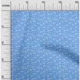 thumbnail image 2 of oneOone Velvet Medium Blue Fabric Rainbow Sewing Craft Projects Fabric Prints By Yard 58 Inch Wide, 2 of 5