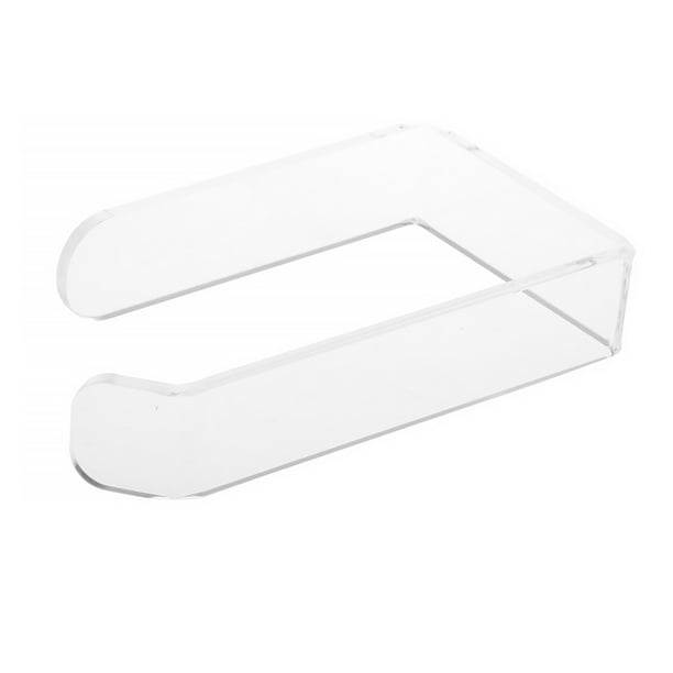 Cateissary Soporte de papel Acrílico Montado en la pared Baño Autoadhesivo Gancho Perchero Percha sin perforaciones Moderno Rollo de papel Accesorios Type2 NO2 Cateissary HA060705-02B
