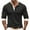 Black, variant on FAIWAD Mens Shirts Trendy Patchwork Long Sleeve Button T-Shirt with Pocket Classic Workout Business Tops