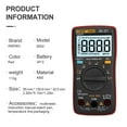 thumbnail image 4 of ANENG AN8002 6000 Counts True RMS Multifunctional Digital Multimeter Voltmeter Ammeter Handheld Mini Universal Meter High Accuracy Measure Temperature AC/DC Voltage AC/DC Current Resistance, 4 of 7