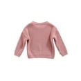 thumbnail image 3 of Wassery Baby Girls Boys Sweater Knit Pullover Long Sleeve Crew Neck Warm Jumper Autumn Winter Clothing Casual Infant Baby Top 3-9M, 3 of 6