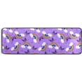 thumbnail image 5 of SKYSONIC 2'X6' Rainbows Butterflies Runner Rug with Rubber Backing, Catoon Stars Non Slip Entryway Rug Runner Washable Soft Area Rug Carpet for Hallway Bedroom Kitchen Decor, 5 of 6