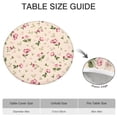 thumbnail image 6 of Pioneer Flower Floral Print Pattern Round Fitted Tablecloth with Elastic Edge,Dining Table Cover Waterproof,Outdoor Round Tablecloth for Camping,Dining,Indoor and Outdoor, 6 of 7