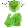 thumbnail image 2 of Juego de guantes y cubierta facial ajustable para adultos, accesorios de disfraz de Cosplay de moda unisex, 2 of 5