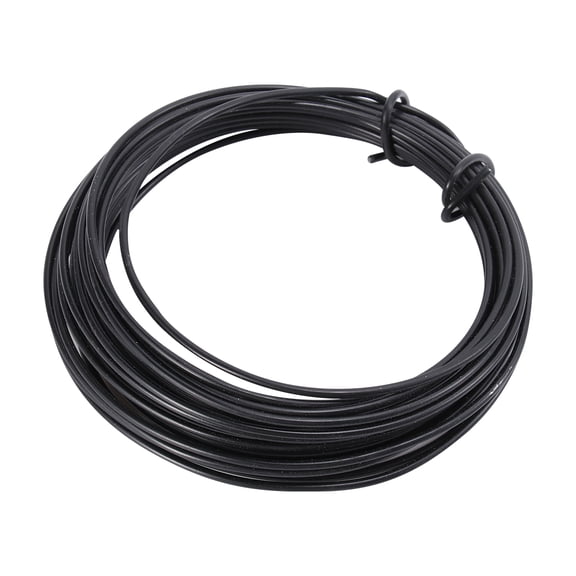 UPOUART Flexible Black Coated Iron Wire Roll for Gardening, Bendable Plant Ties for Indoor and Outdoor Use